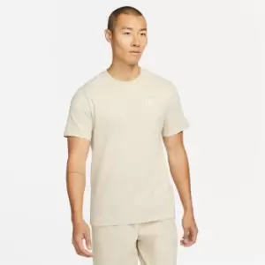 Image of Nike Sportswear Club Mens T-Shirt - Beige