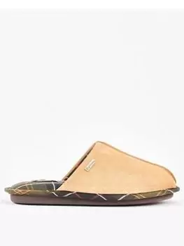 Image of Barbour Simone Suede Slipper - Brown, Size 4, Women