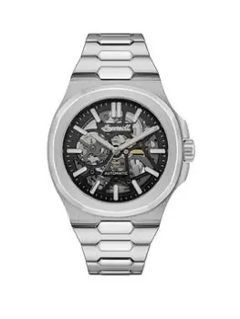 Image of Ingersoll The Catalina Automatic Mens Watch With Black Dial And Stainless Steel Bracelet - I12501