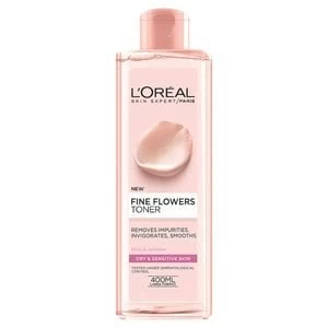 Image of LOreal Paris Fine Flowers Toner Dry/Sensitive Skin 400ml