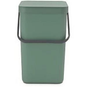 Image of Brabantia Sort & Go 25 Litre Waste Bin - Fir Green