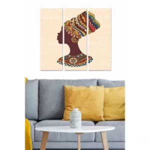 Image of MDF393434227 Multicolor Decorative MDF Painting (3 Pieces)