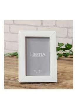 Image of White Glass Photo Frame