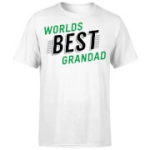 Image of Worlds Best Grandad T-Shirt - White - 3XL