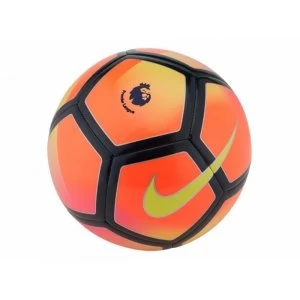 Image of Nike Pitch Premier League Football 201718 Size 5 Black Orange