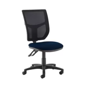 Image of Dams MTO Altino 2 Lever High Mesh Back Operators Chair with No Arms - Curacao Bl