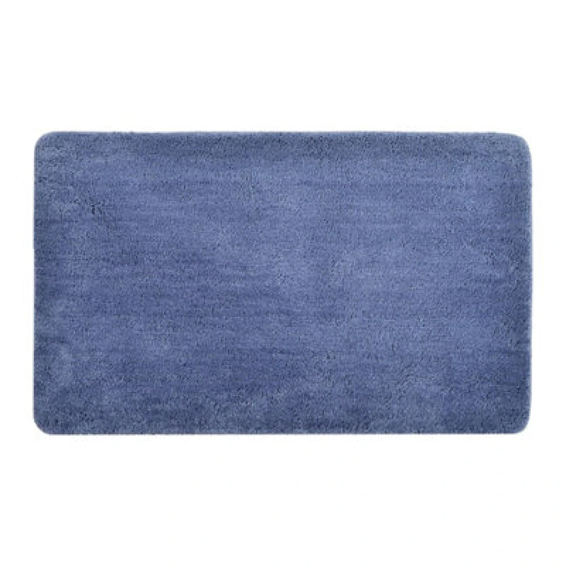 Image of Allure Bath Fashions Luxury Microfibre Bath Mat Non-Slip - Mid Blue