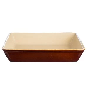Image of Mason Cash 33cm Harvest Rectangular Baking Dish - Brown