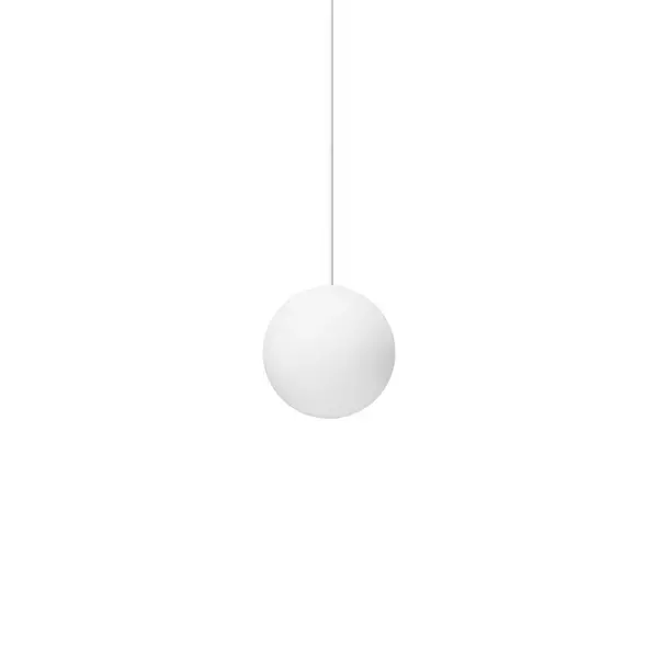 Image of Mapa Bianco Globe Pendant Ceiling Light White