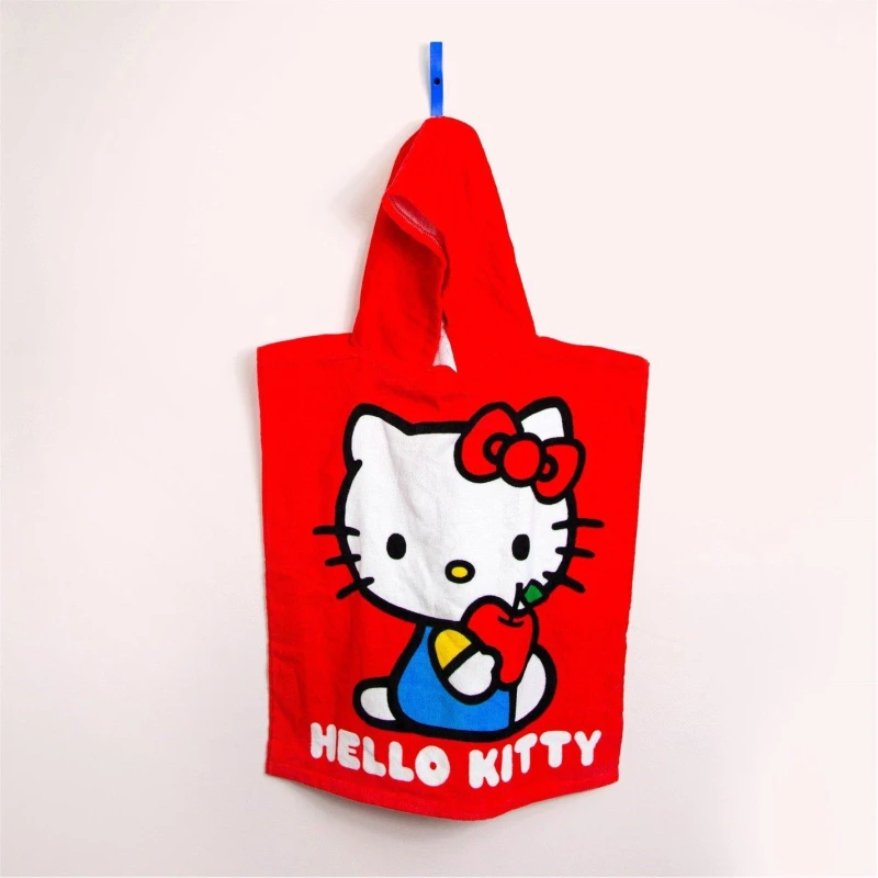Image of Hello Kitty Cheeky Poncho Towel Multi