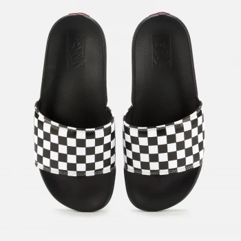 Image of Vans La Costa Slide Sandals - True White/Black - UK 8