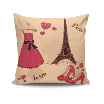 Image of NKRLNT-014 - No Filling Multicolor Cushion Cover