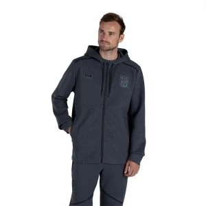 Image of Canterbury British and Irish Lions Full Zip Hoodie Mens - DARK Grey MARL