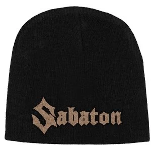Image of Sabaton - Logo Unisex Beanie Hat - Black