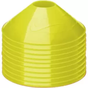 Image of Nike 10 Pack of Training Cones - Yellow