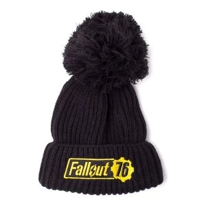 Image of Fallout - Embroidered Logo Unisex One Size Beanie - Black