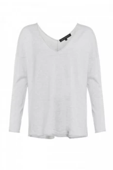 Image of French Connection Heather Knit Jumper Grey
