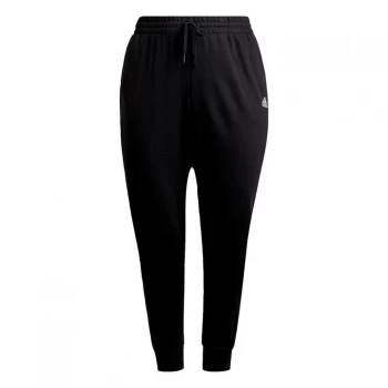 Image of adidas Essentials French Terry Logo Joggers (Plus Size) W - Black / White