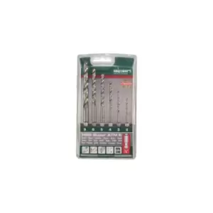 Image of Alpen 6pc HSS Super Jobber Metal Twist Drill Set with 1/4" Hex Shank