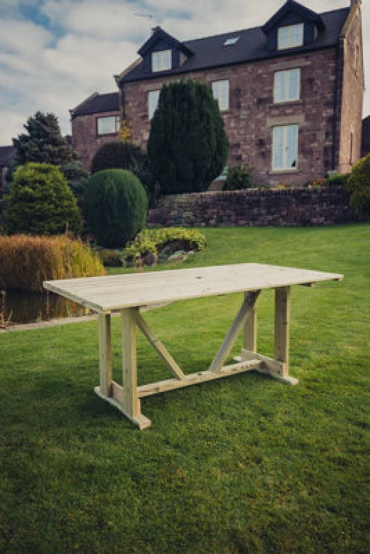 Image of Churnet Valley Garden Furniture Ltd Churnet Valley Clover Garden Table