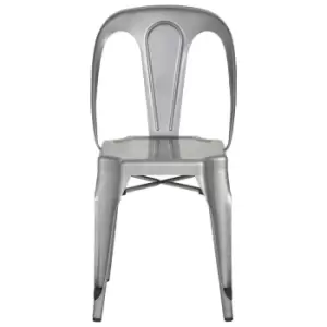 Image of Metal Dining Chair in Powder Coated Steel