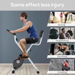 Image of Magnetic Resistance Folding Exercise Bike, Grey