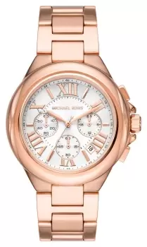 Image of Michael Kors MK7271 Camille Rose-Gold Toned Womens Watch