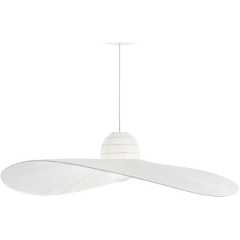 Image of Ideal Lux Madame - 1 Light Dome Ceiling Pendant Light White