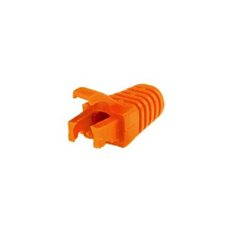 Image of FDL RJ45 CABLE BOOT WITH LATCH PROTECTOR - Orange (100pcs)