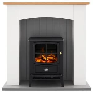 Image of Dimplex Oakmead OKM20 Log Effect Suite And Surround Fireplace