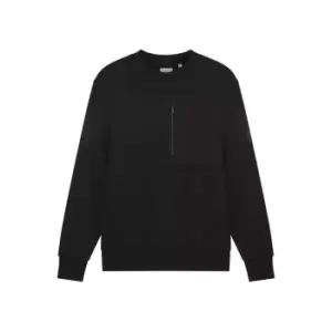 Image of Lyle and Scott Pocket Sweatshirt Mens - Black