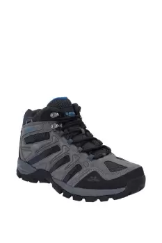 Image of Hi Tec Torca Mid Boots Male Charcoal/Nautical Blue UK Size 7