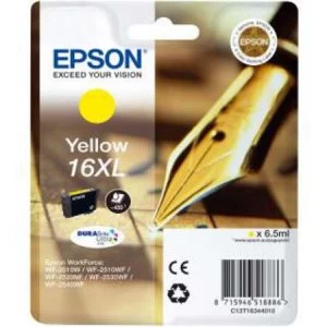 Image of Epson Pen and Crossword 16XL Yellow Ink Cartridge