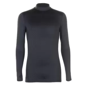 Image of Under Armour Cold Gear Armour Mock Top Mens - Black