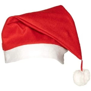 Image of Santa Hat One Size (Red/White)