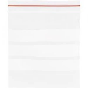 Image of Grip seal bag with write on panel W x H 35mm x 55mm Transparent Polyethyle