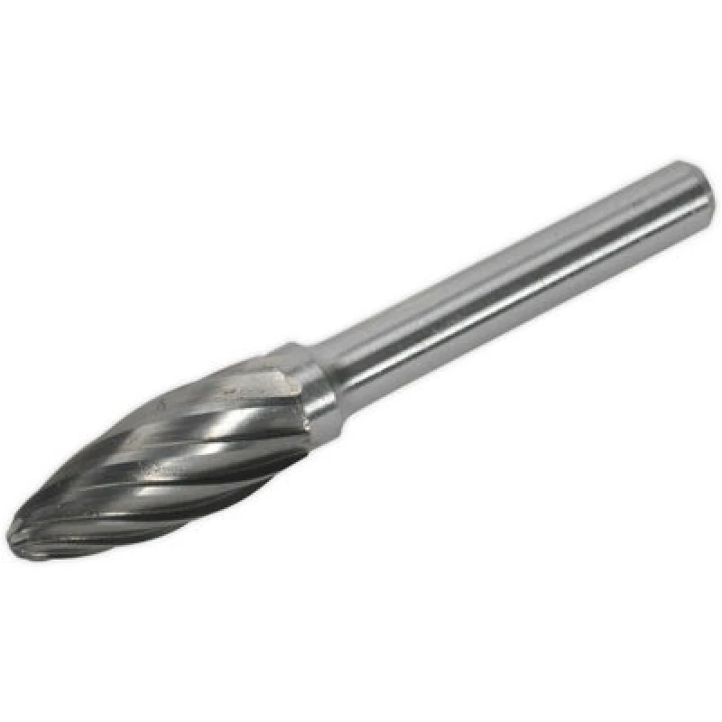 Image of Loops 10mm Carbide Rotary Burr Bit - RIPPER / COARSE Flame - Engraving Milling Tool Multi