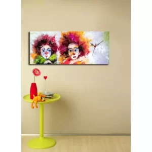 Image of 3070CS-17 Multicolor Decorative Canvas Wall Clock