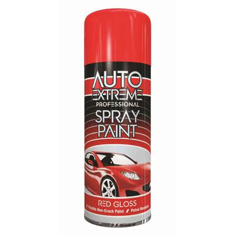 Image of Paint Factory Auto Extreme Red Gloss Car Paint 400Ml (spray), Red 1926