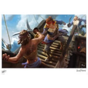 Image of Sea of Thieves Limited Edition Art Print Clashing Cutlasses