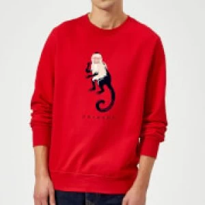 Image of Friends Marcel The Monkey Sweatshirt - Red - S