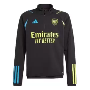Image of adidas Arsenal Football Club Drill Top 2023 2024 Junior - Black