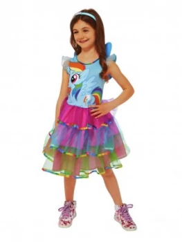 Image of My Little Pony Rainbow Dash Fancy Dress Costume 3 4 Years