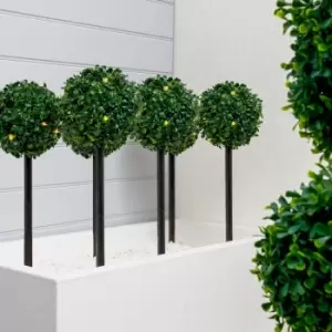 Image of Streetwize Pack Of 6 Solar Topiary Bay Balls