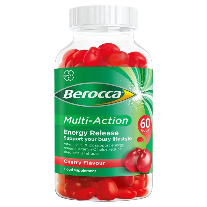 Image of Berocca Multi-Action 60 Gummies Cherry