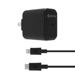 Image of Incipio Griffin PowerBlock USB-C PD 18W Wall Charger UK Plug