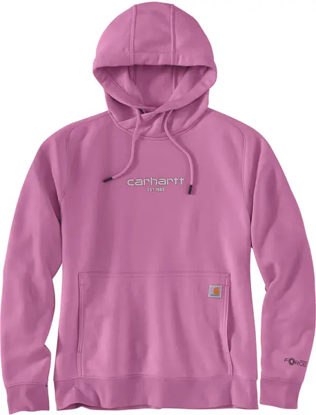 Image of Carhartt Force Graphic, hoodie women , color: Rose/Light Green , size: M