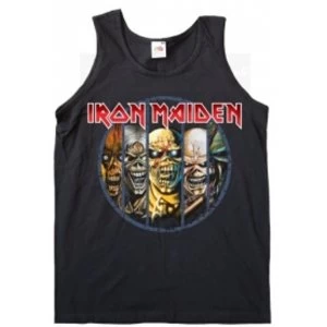 Image of Iron Maiden Evolution Black Ladies Vest T Shirt: Large
