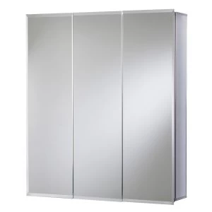 Image of Robert Dyas Croydex Grove Triple Door Tri-View Cabinet