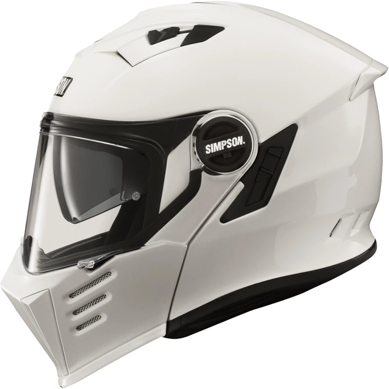 Image of Simpson Darksome White ECE22.06 Modular Helmet Size L